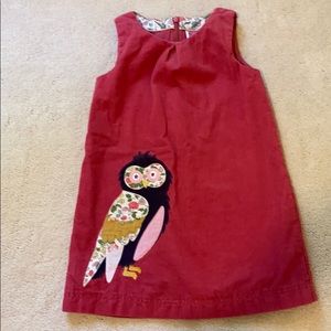 Mini Boden Owl jumper/dress